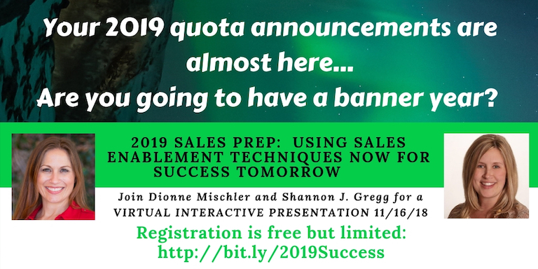 Webinar Announcement! 2019 Sales Prep