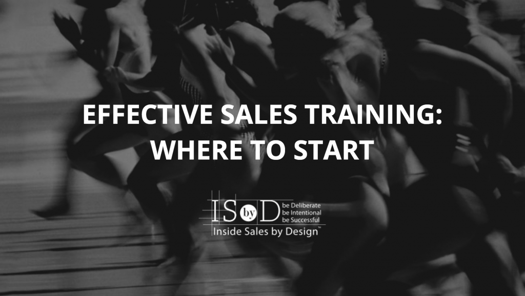 Effective Sales Training: Where to Start